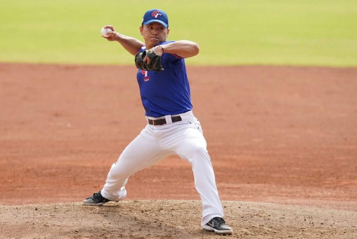 ▲台灣隊投手江少慶(圖/中華職棒聯盟提供)