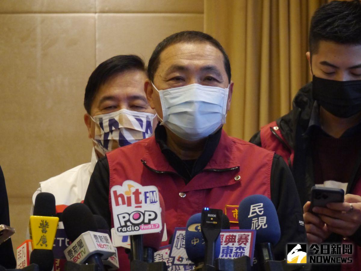 ▲對於外傳國民將採直接徵召選總統，侯友宜出席市政會議後受訪說團結在一起、台灣會更好。（圖 ／記者吳嘉億攝，2023.02.22）