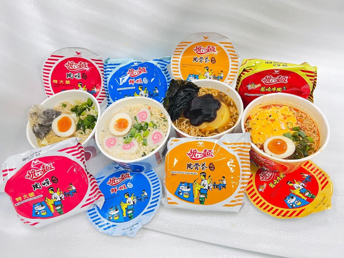 ▲統一麵經常與「創意」擦出新火花，早期就有網紅、名人分別將統一肉骨茶麵、統一肉燥麵佐布丁，可說是創意神吃法的先驅。（圖／品牌提供）