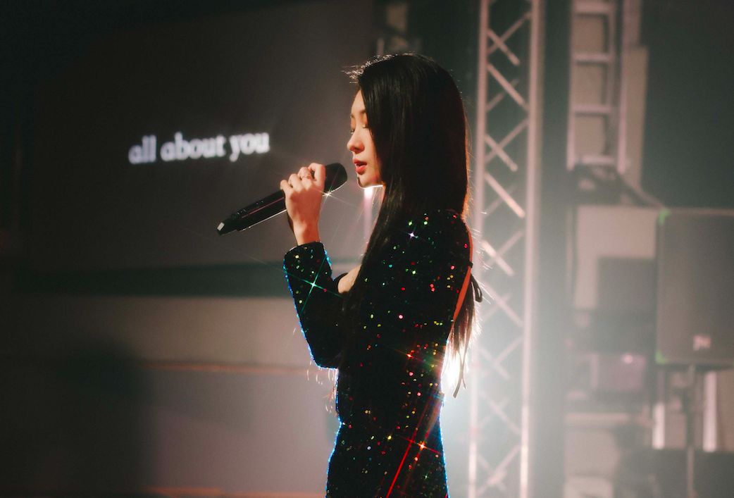 ▲陳華透露喜愛霸氣的男生，曖昧時想吻她可以直接親。（圖／鮪魚肚影音提供）