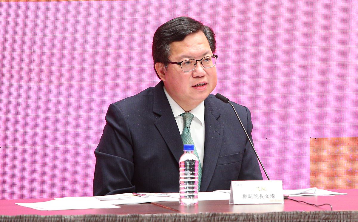 政院今日通過議後特別條例預算案，副院長鄭文燦表示，希望在有限的預算內把照顧擴大，讓人民有感。（圖／記者葉政勳攝，2023.02.23）