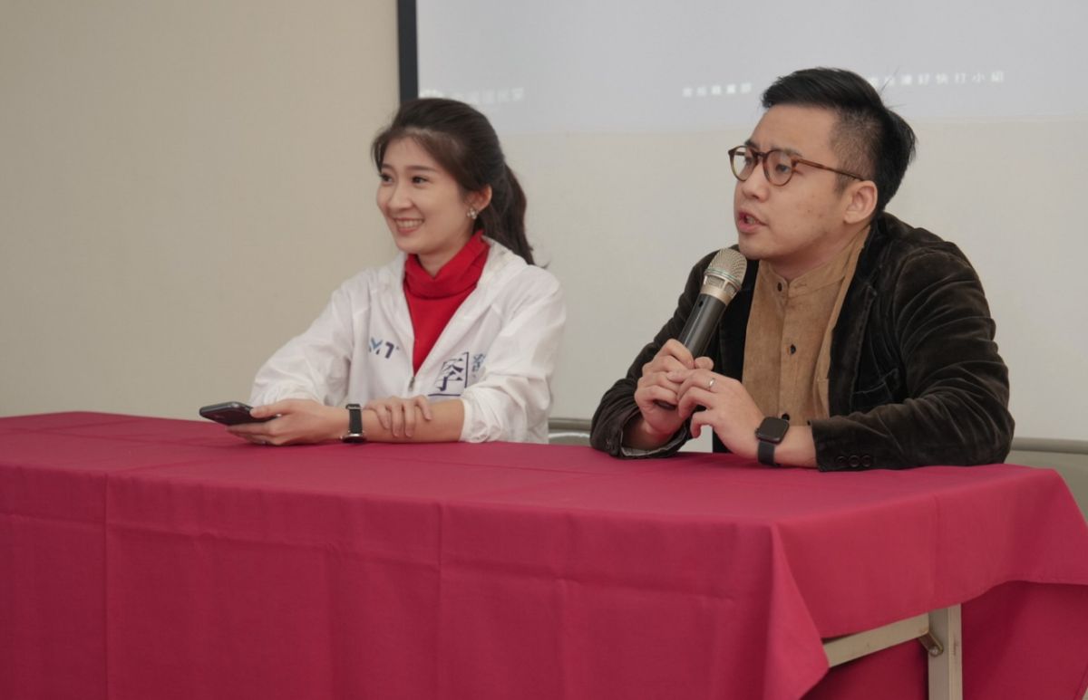 ▲國民黨發言人林家興、李明璇批民進黨一天一造謠，敗壞南投乾淨選風。（圖／國民黨提供）