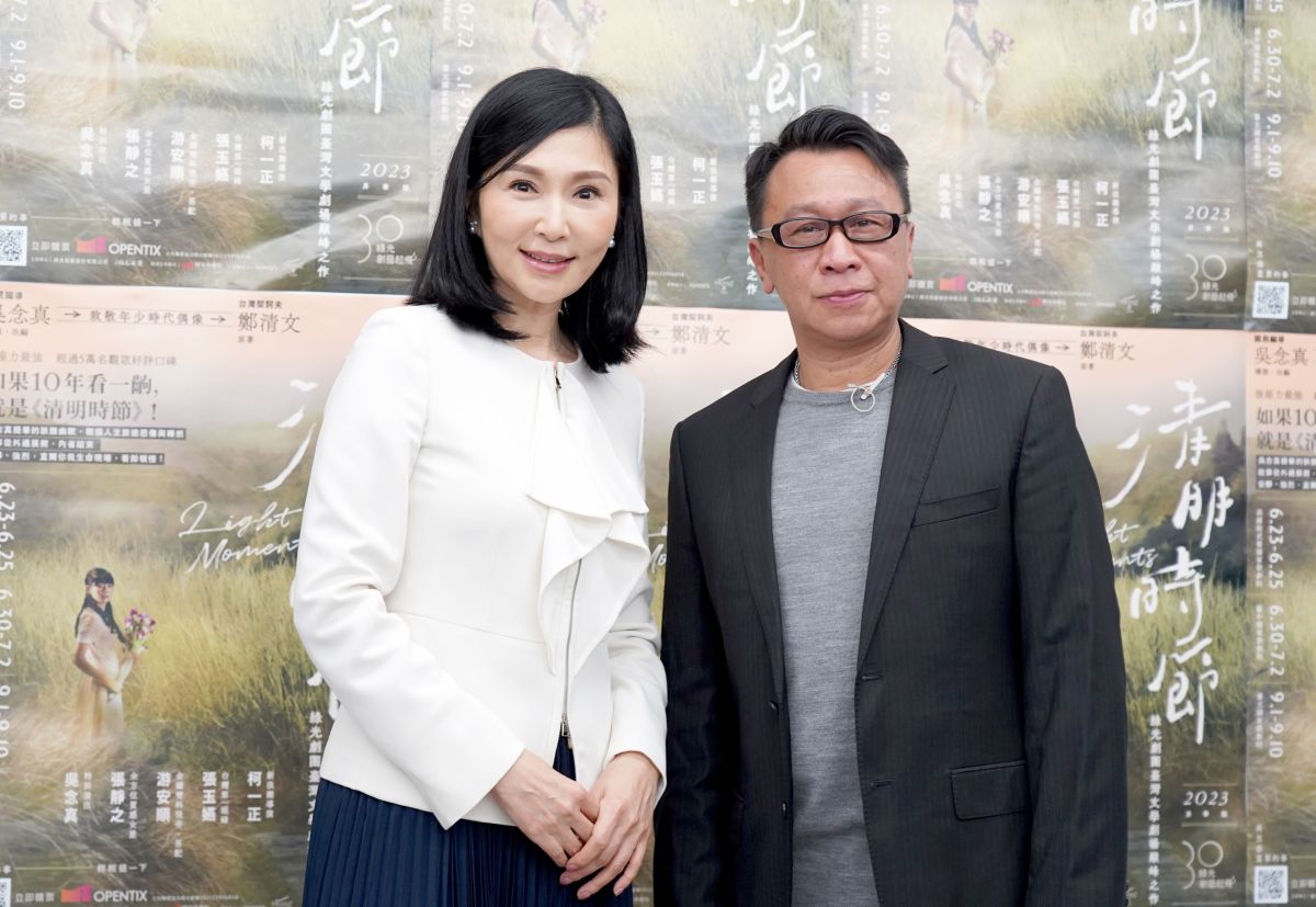 ▲張玉嬿（左）單身伴母。（圖／綠光劇團提供）