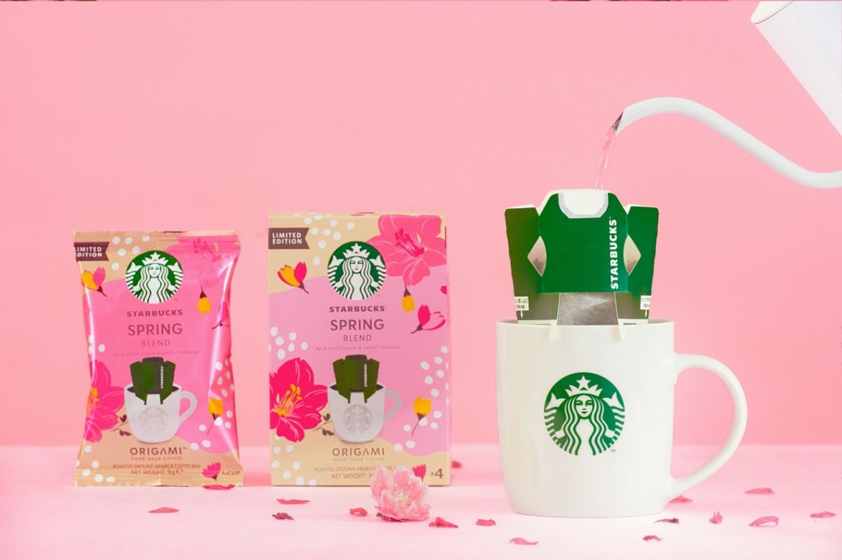 ▲星巴克推出春季限定系列，滿滿櫻花粉色超級療癒。(圖/品牌提供)