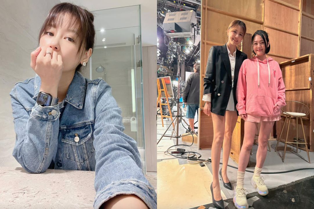 ▲嚴立婷曬出與小S的合照，「性感長腿」美暈3.3萬人。（圖／翻攝自嚴立婷臉書）