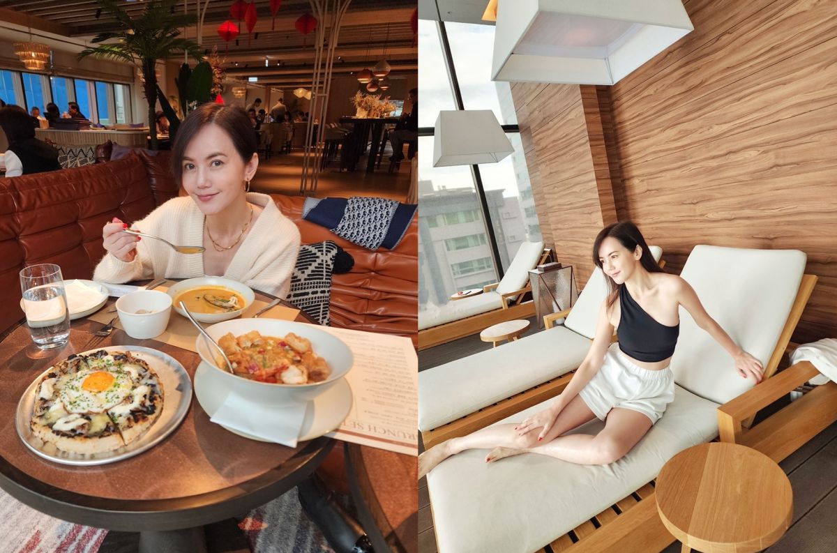 ▲熱愛旅遊的簡沛恩造訪台北市區酒店，並首次拍攝VLOG 。（圖／楠軒工作室提供）