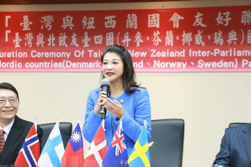 ▲為連結紐西蘭、北歐四國，林楚茵發起成立聯誼會。（圖／林楚茵辦公室提供）