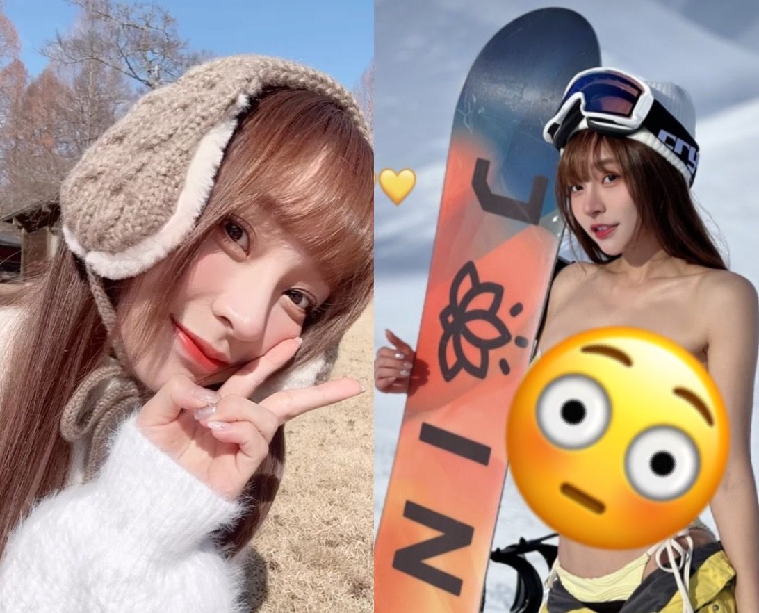 ▲林襄昨（23）日在IG限時動態曬出雪地「性感比基尼」照，不科學的完美身材宛如「真人版蛇蠍美人」。（圖／翻攝自林襄IG）