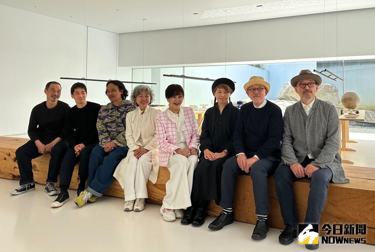▲6位日職人藝術家，疫後聯袂來台，在台中「由鉅惟上」展出生活器物。（圖／記者金武鳳攝，2023.2.24)