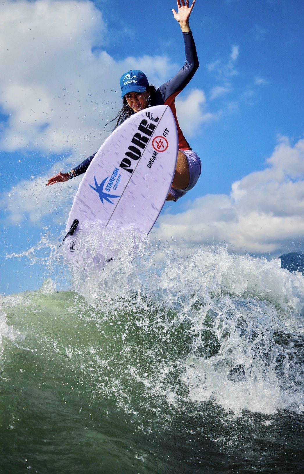 ▲台灣快艇衝浪女神Kimberly陳美彤持續穩居世界第一。(STARFiSH提供)