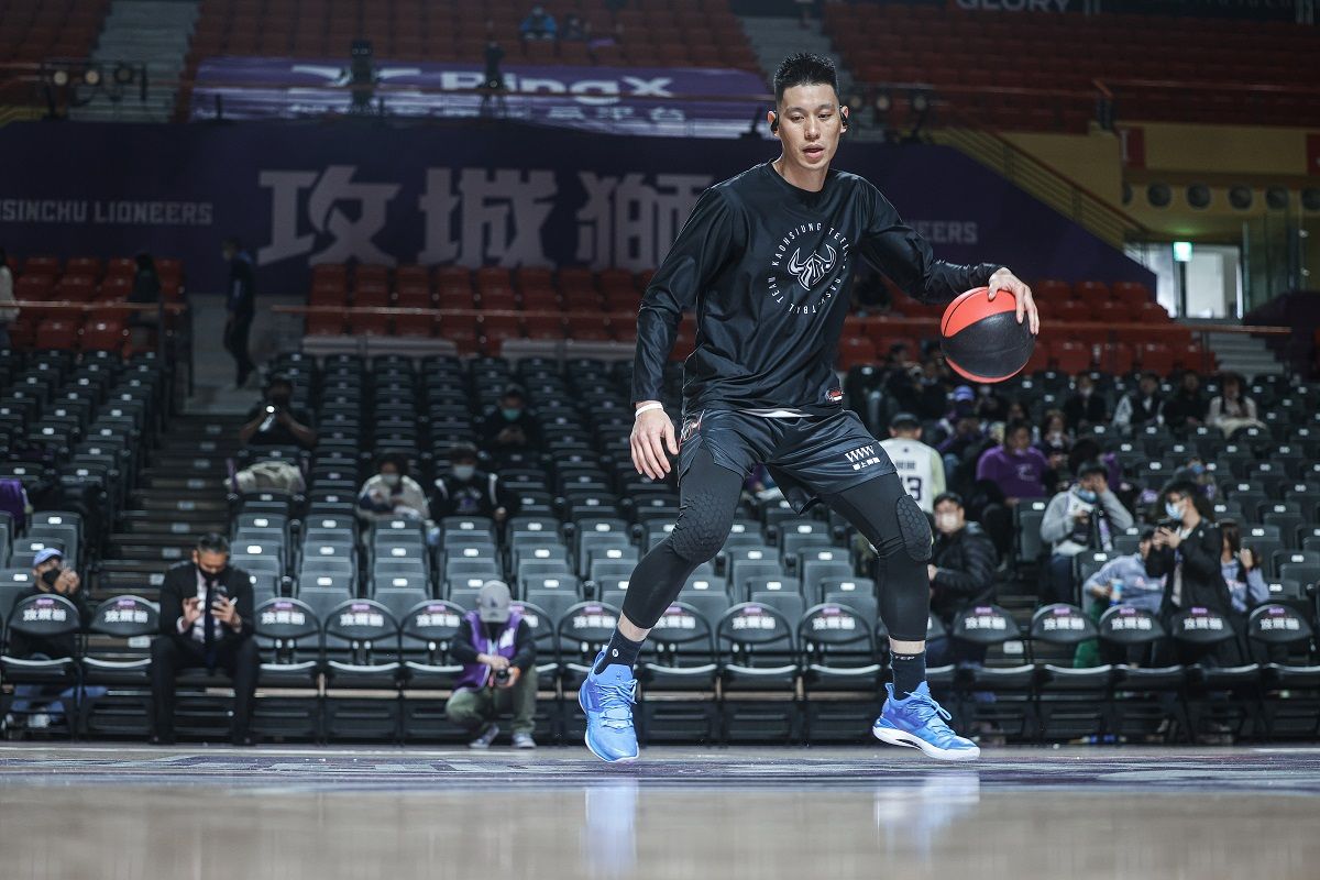 ▲林書豪賽前練習。（圖／鋼鐵人球團提供）