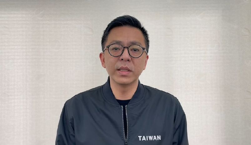 ▲黃建嘉表示，林明溱一再強調自己不再參選2024的立委，把不參選當成主要政見，卻是成為史上最荒謬的參選理由。（圖／民進黨提供）