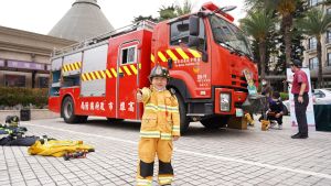 消防觀念從小札根　義大皇家酒店攜手救護大隊辦體驗營
