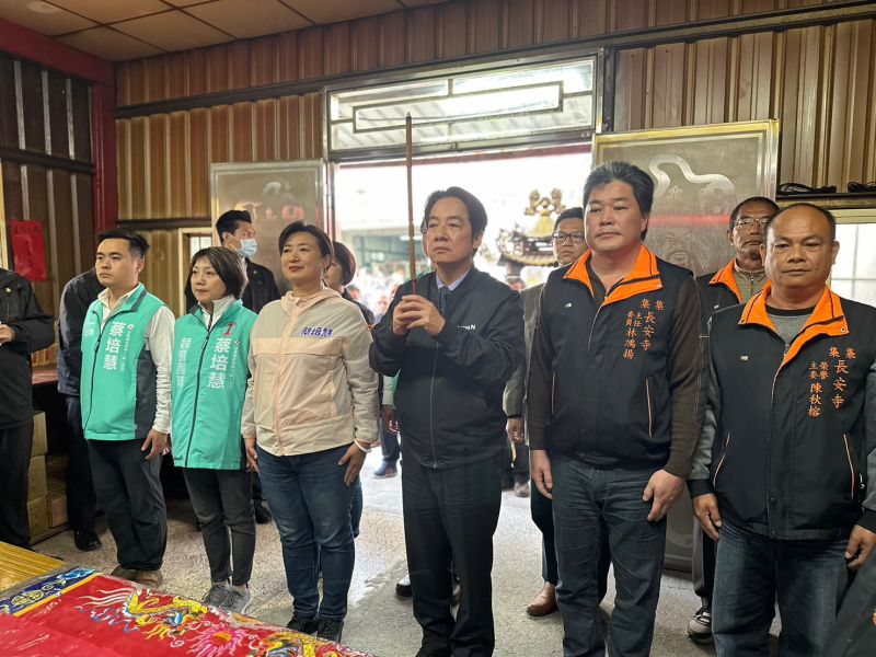 ▲蔡培慧勤走基層，力拚翻轉艱困選區，賴清德也多次到南投相挺。（圖／民進黨提供）