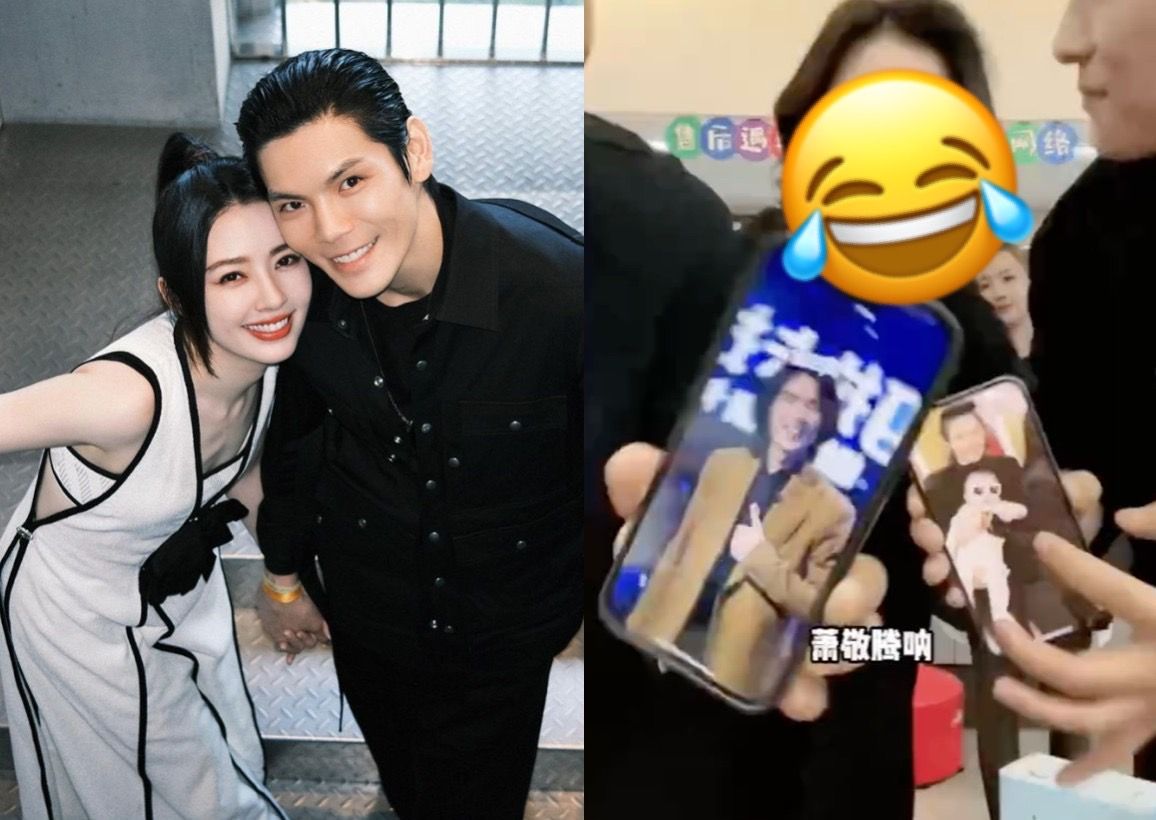 ▲有網友發現郭碧婷老公向佐變瘦了，還撞臉歌手蕭敬騰。（圖／翻攝自向佐IG、微博）