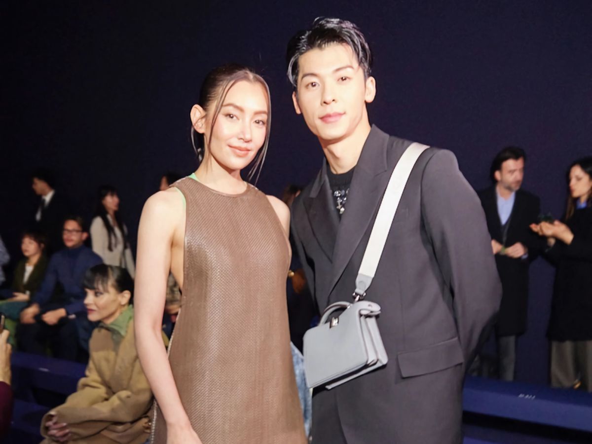 ▲泰國票房女神Bella（左）同框台灣男神許光漢引轟動。（圖／翻攝自Bella Instagram）