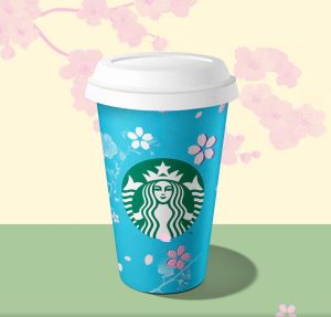 ▲星巴克回歸櫻花季，打造「限定季節版的櫻花杯」包裝。（圖／翻攝自星巴克FB）