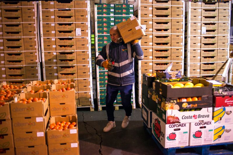 ▲英國爆發蔬菜荒，過去一年來番茄價格飆漲4倍、茄子漲2倍。 （圖／美聯社／達志影像）