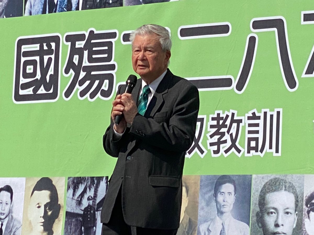 ▲台灣國家聯盟總召吳樹民今日參加228活動，對於日後是否與台北市府合辦，端看蔣萬安的表現。（圖／記者陳威叡攝，2023.02.28）