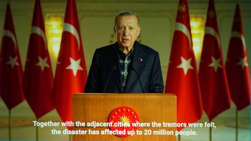 地震救災作業緩慢引爆民怨　土耳其總統道歉