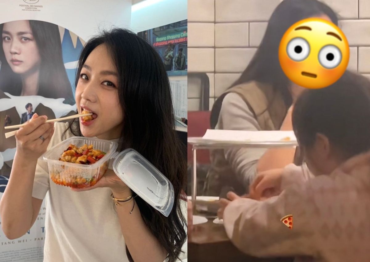 ▲影后湯唯近日和老公、女兒回到北京，出外用餐時被網友巧遇，全素顏模樣也隨之曝光。（圖／翻攝自湯唯IG、nanawho抖音）