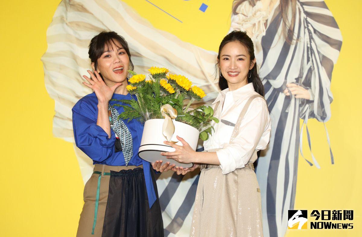 ▲蔡健雅（左）認了羨慕蔡依林的翹臀。圖右為林依晨。（圖／記者陳明中攝）