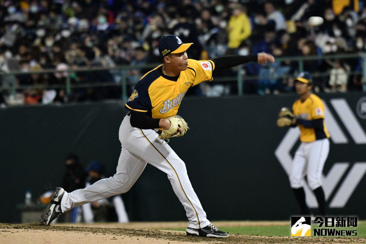 ▲中信兄弟魏碩成。（圖／特約攝影林柏年攝）