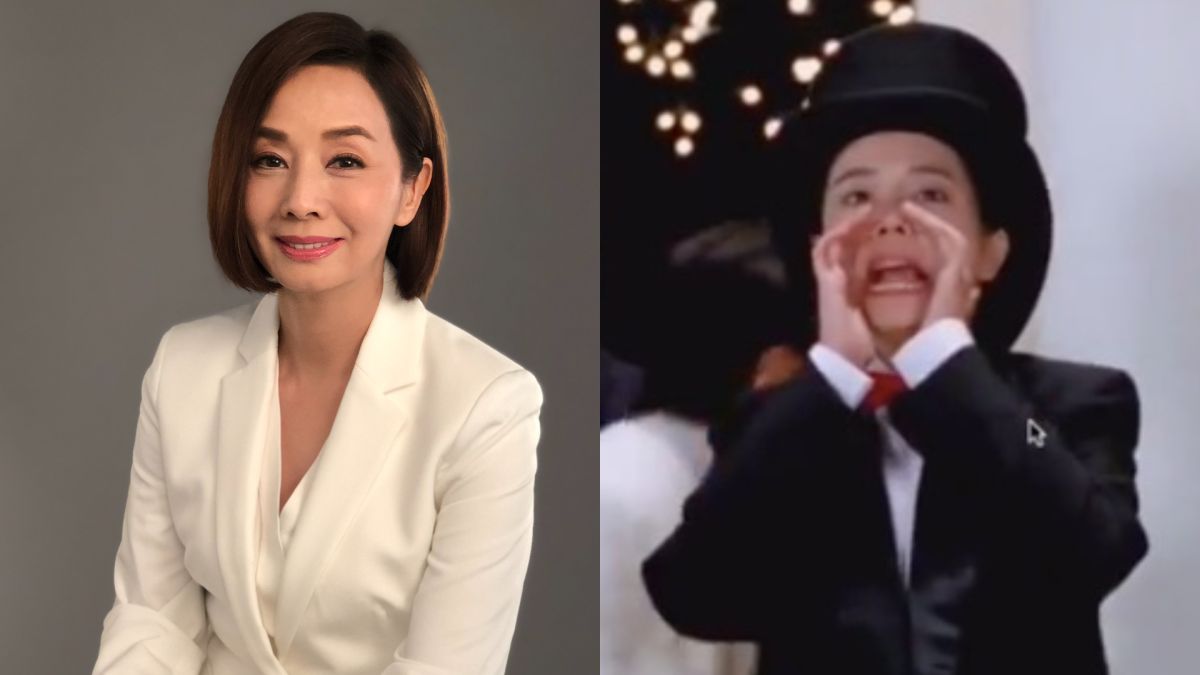 ▲《家有囍事》「無雙表妹」毛舜筠新作《過時·過節》，在片中被老公拿刀怒吼。（圖／甲上娛樂提供、翻攝自微博）