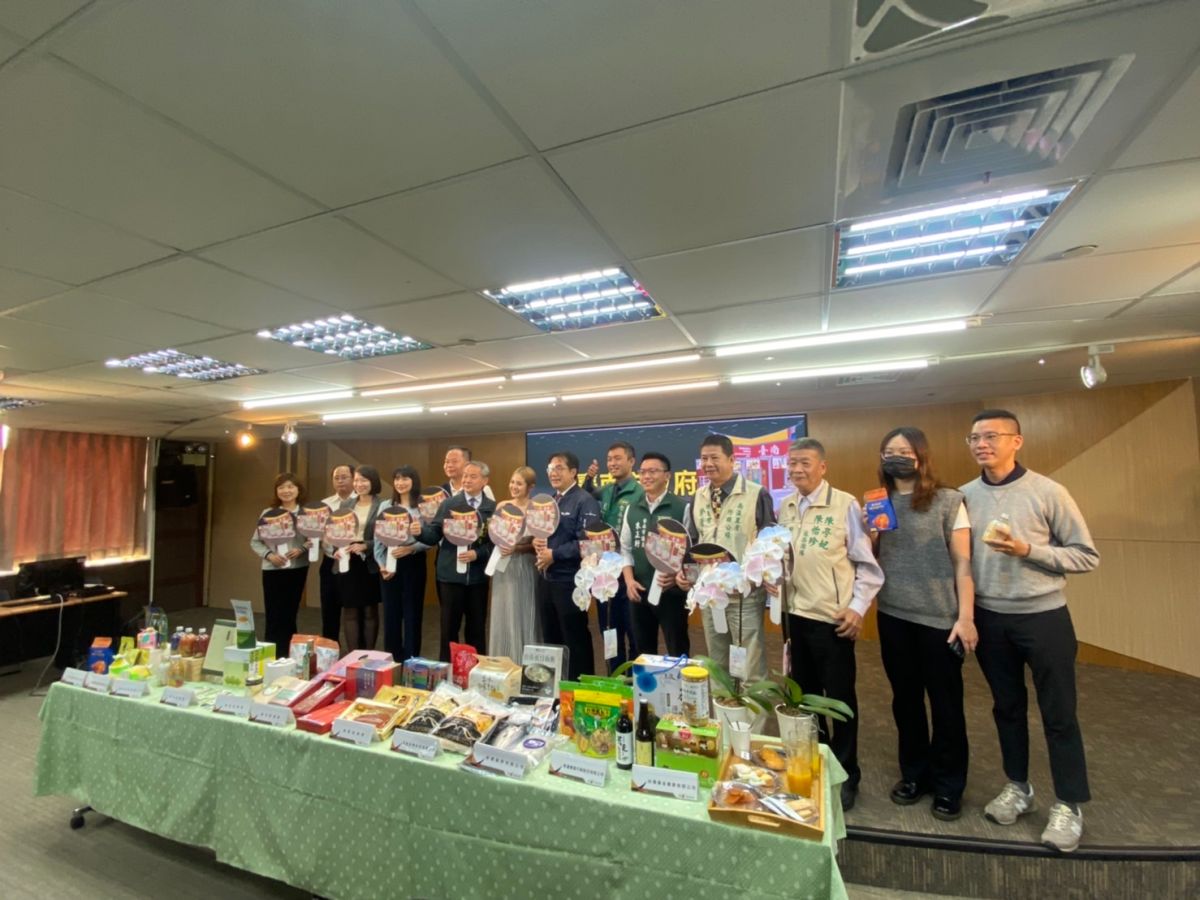 ▲台南市政府今（2）日舉辦東京食品展行前記者會，要將台南好吃好用的特產行銷至海外（圖／記者林怡孜攝，2023,03,02）
