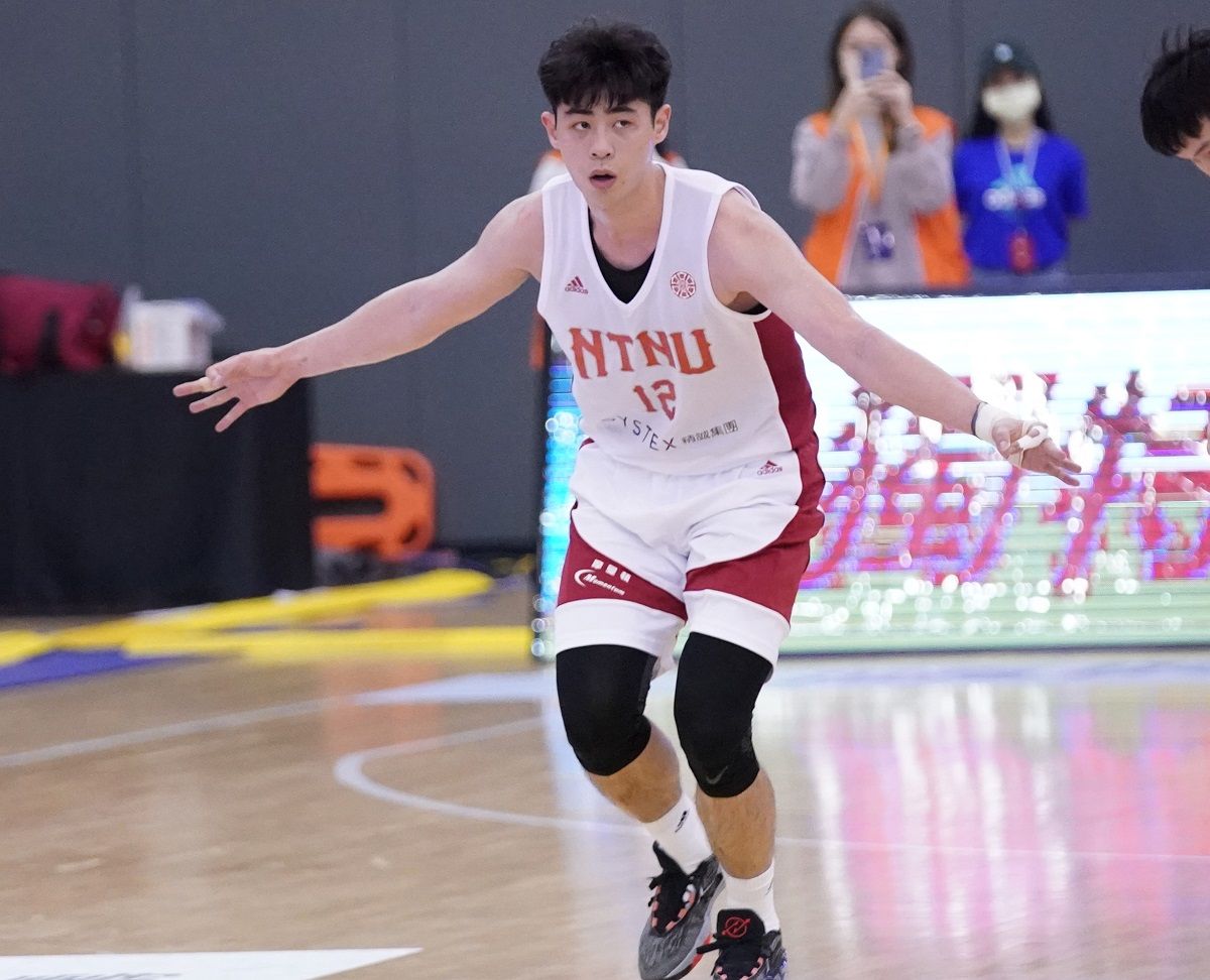 ▲臺師大三「一哥」林信寬本季飆進生涯新高49分。（圖／大專體總提供）