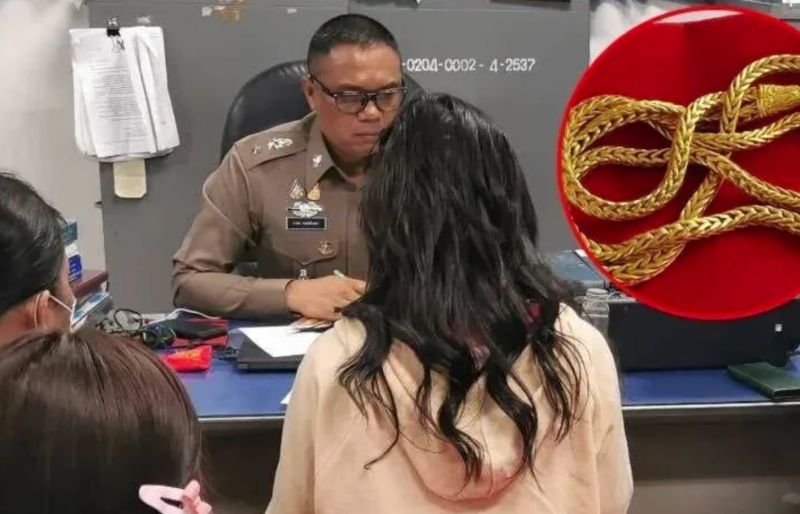 ▲泰國一名20歲女子發現自己遭到騙婚後，到警局報案。（圖／翻攝自鳳凰網）