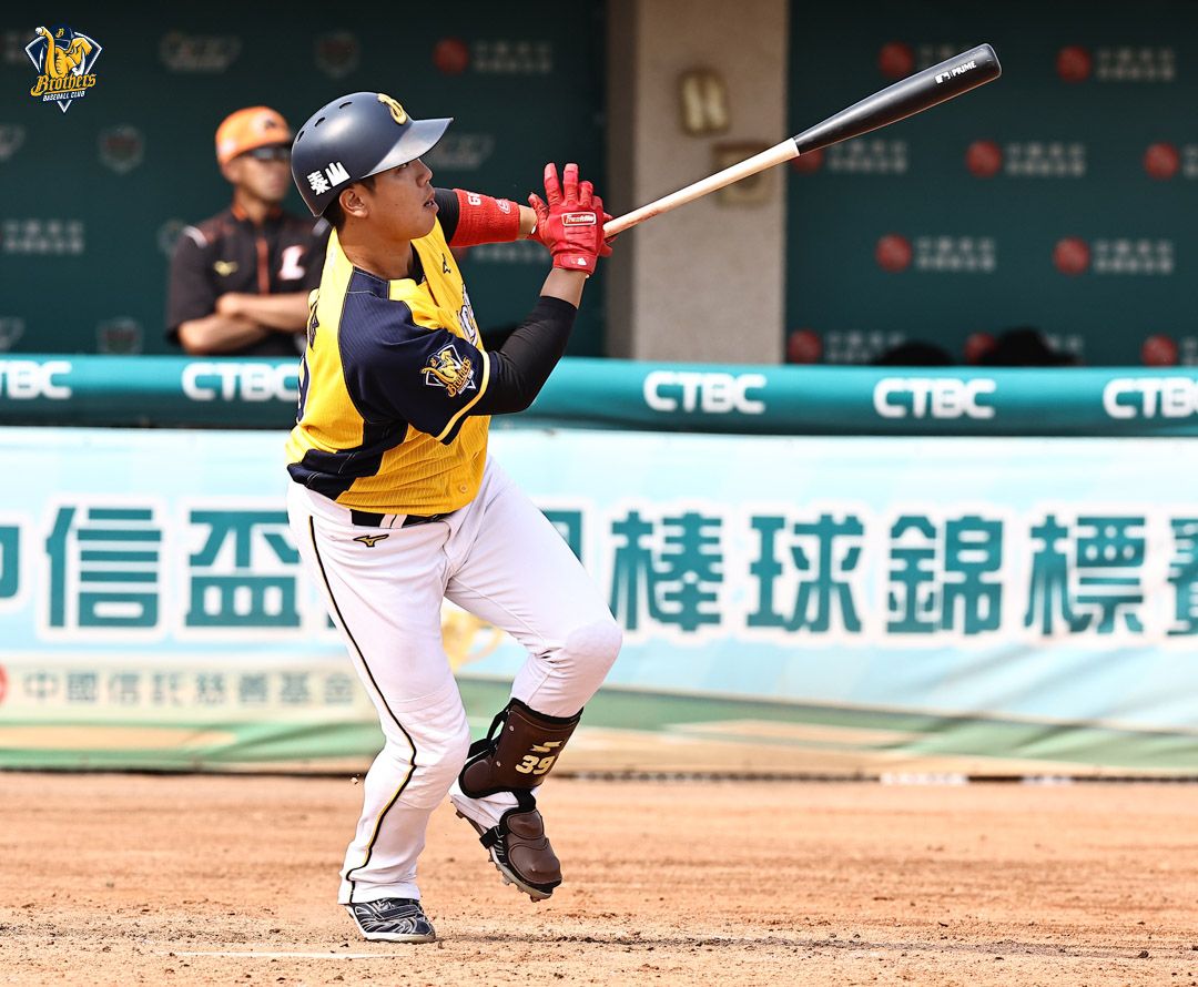 ▲中信兄弟詹子賢在自辦熱身賽敲滿貫砲(圖/中信兄弟球團提供)