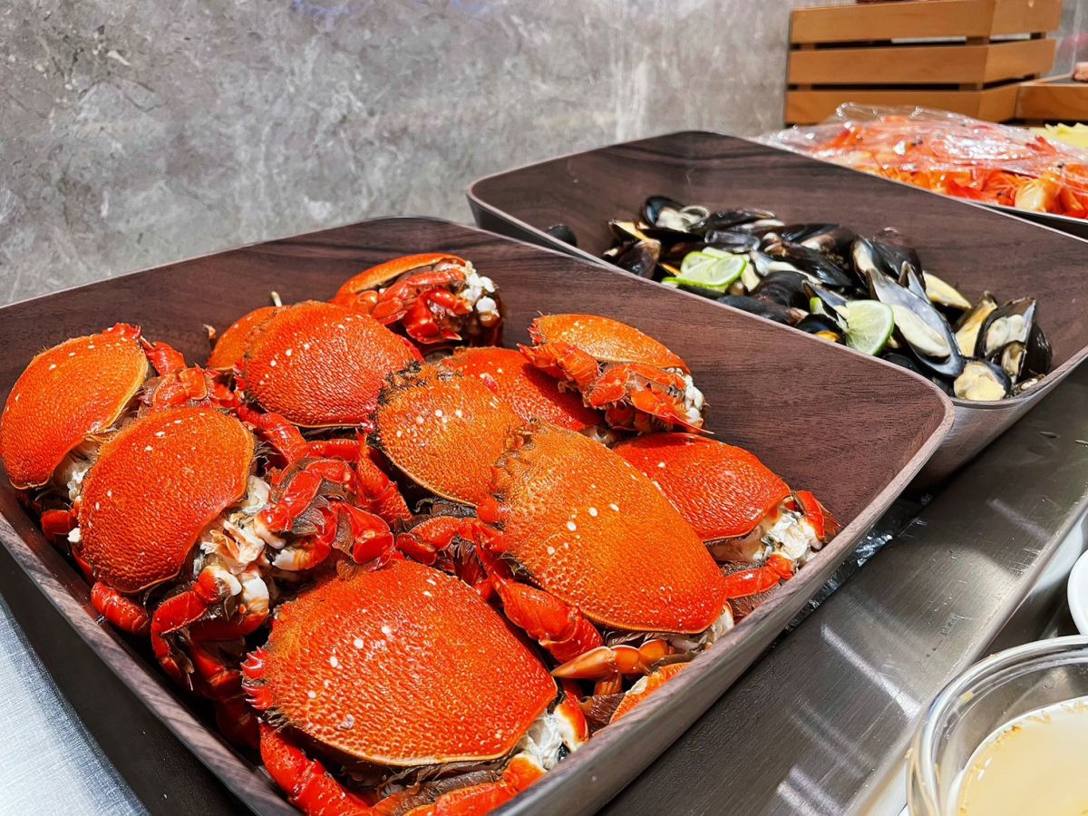 ▲飯店新開吃到飽餐廳，慶祝開幕推出8折好康，壽星直接半價爽吃。（圖／台北漢普頓酒店提供）。