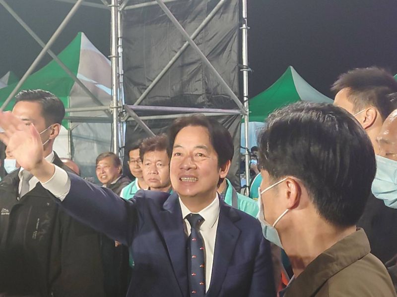 ▲林明溱對賴清德批評他沒有建設，一直耿耿於懷。（圖／蔡培慧競總提供，2023.03.04）