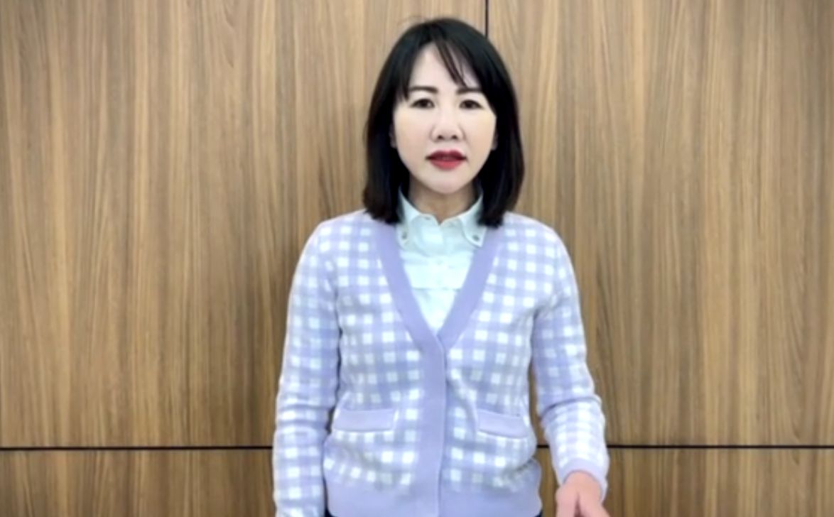 ▲謝衣鳳質疑羅秉成地下院長，否決行政院長陳建仁的說法。（圖／截圖自謝衣鳳提供影片）