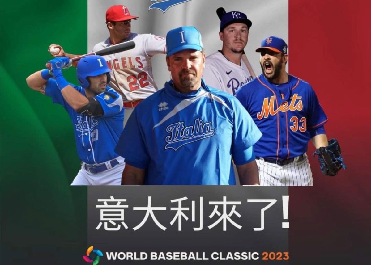 ▲世界棒球經典賽（WBC）義大利隊，特別在推特上宣告即將抵台。（圖／翻攝自）