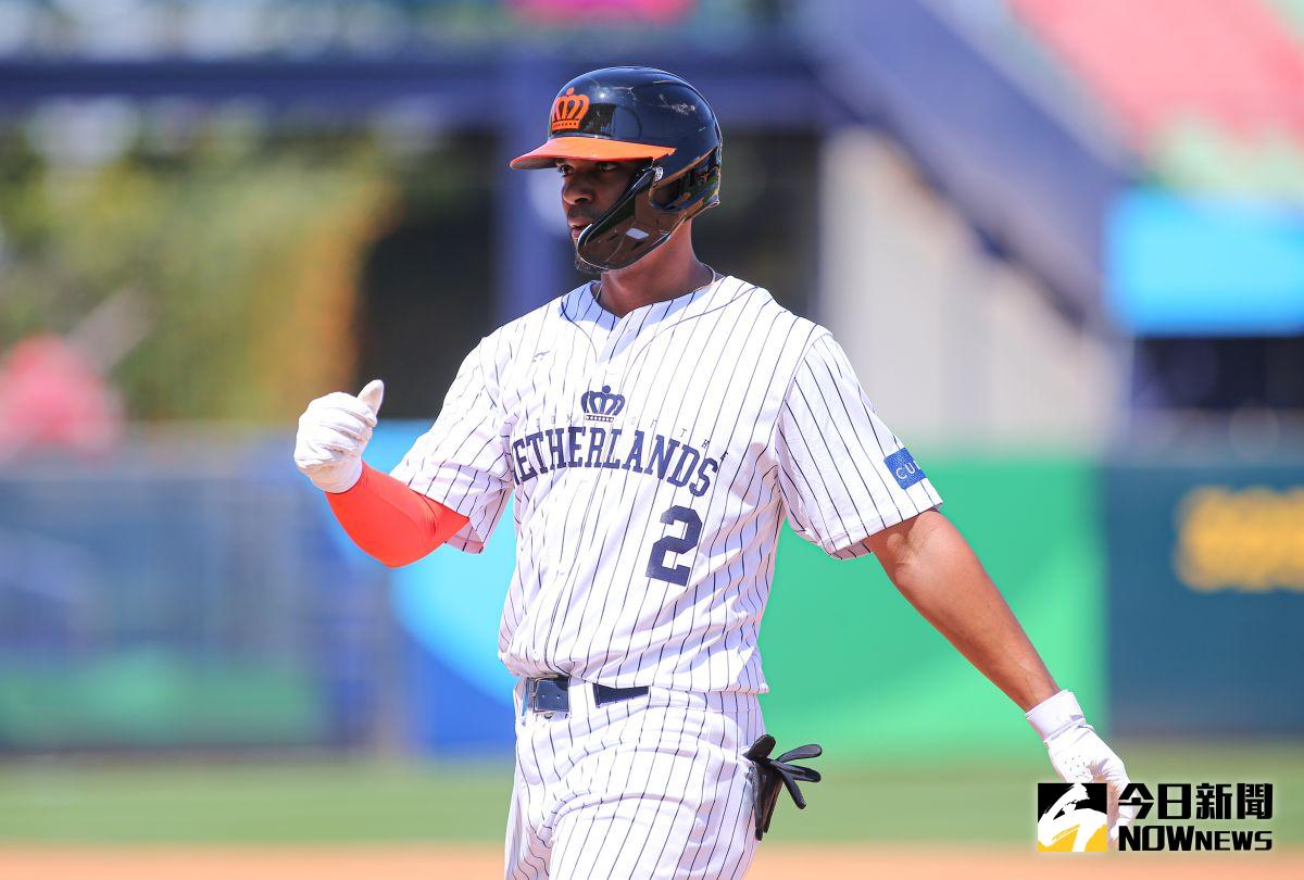▲2023WBC荷蘭隊游擊手Xander Bogaerts。（圖／記者葉政勳攝 , 2023.03.05）