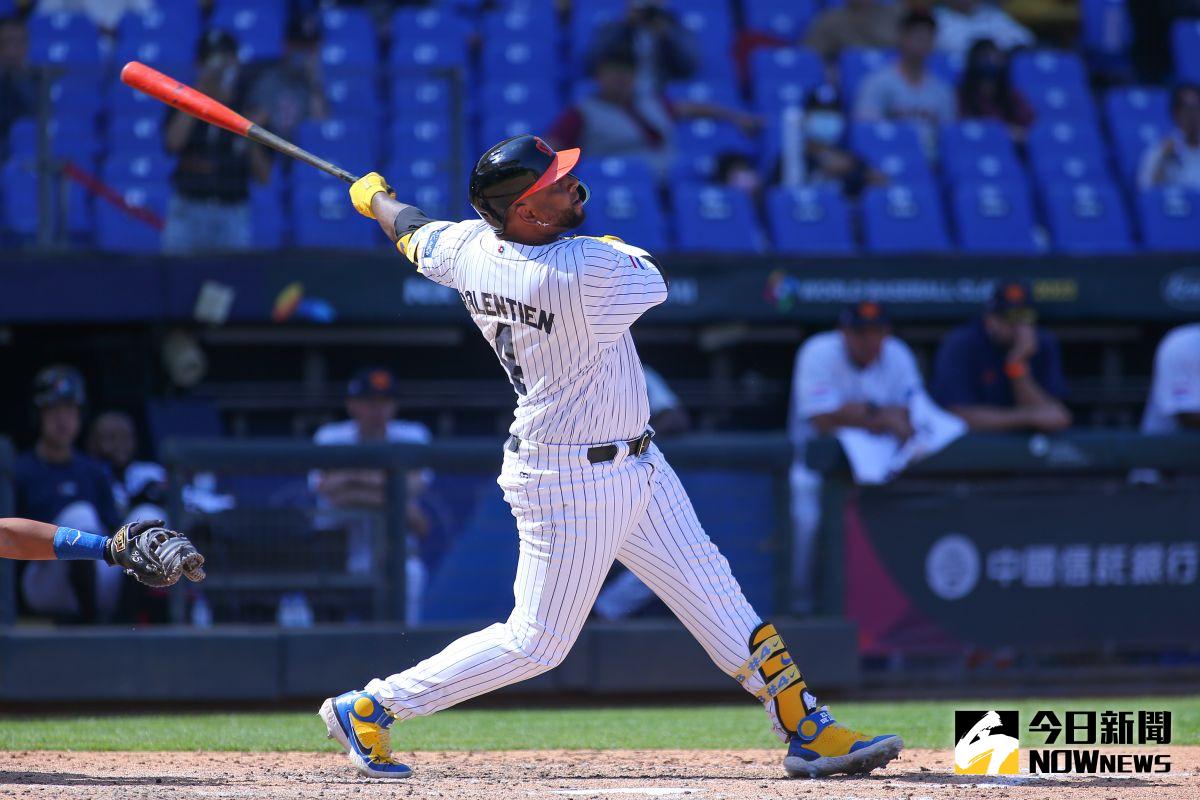 ▲2023WBC荷蘭隊外野手Wladimir Balentien。（圖／記者葉政勳攝 , 2023.03.05）