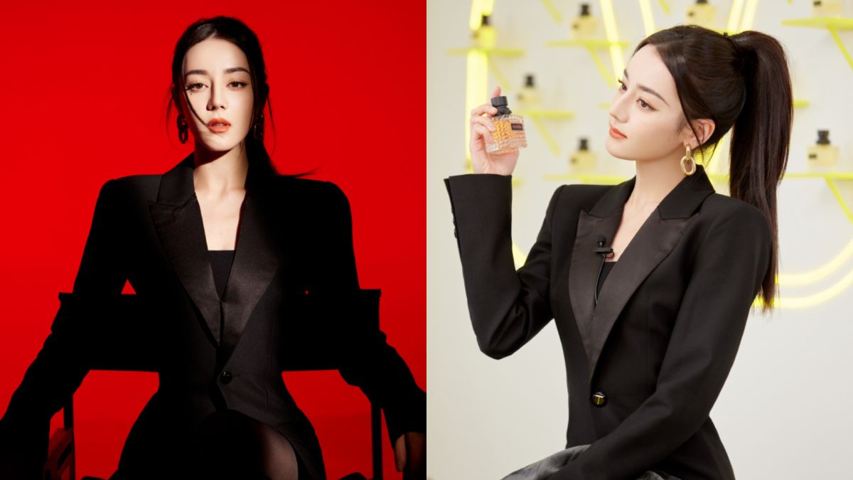 ▲迪麗熱巴再次展現驚人的招牌螞蟻腰，似乎想藉此打破懷孕傳聞。（圖／翻攝迪麗熱巴微博）