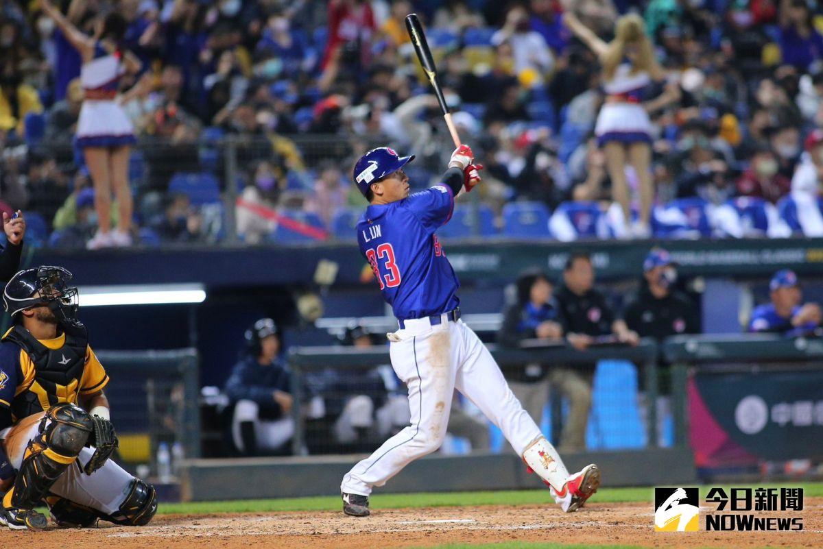 ▲中華隊林立開轟(圖／葉政勳攝)