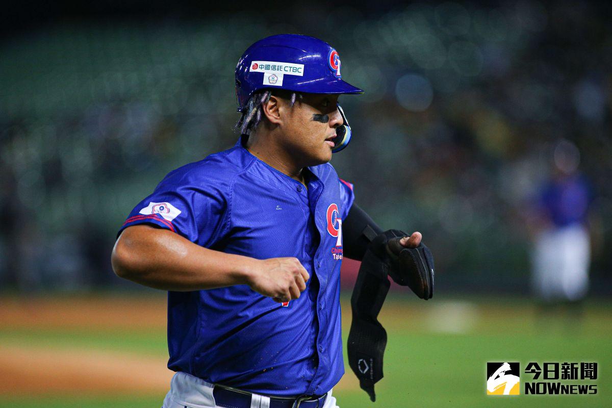 ▲WBC中華隊捕手吉力吉撈．鞏冠。（圖／記者葉政勳攝 , 2023.03.05）
