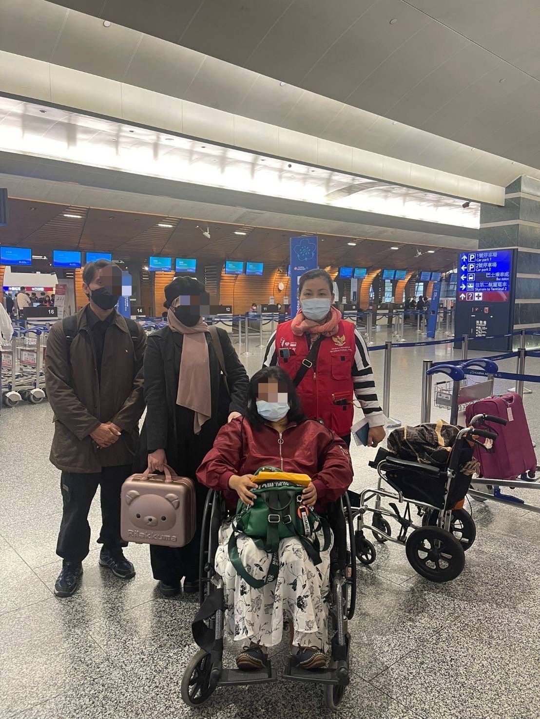 ▲印尼籍女性失聯移工「阿莉」順利返鄉。（圖／移民署）