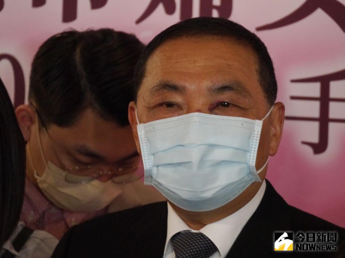 ▲對於國民黨南投立委敗選遭批戰犯，侯友宜出席「基北北桃婦女高峰論壇」仍重申「我現在是新北市長」。（圖 ／記者吳嘉億攝，2023.03.06）