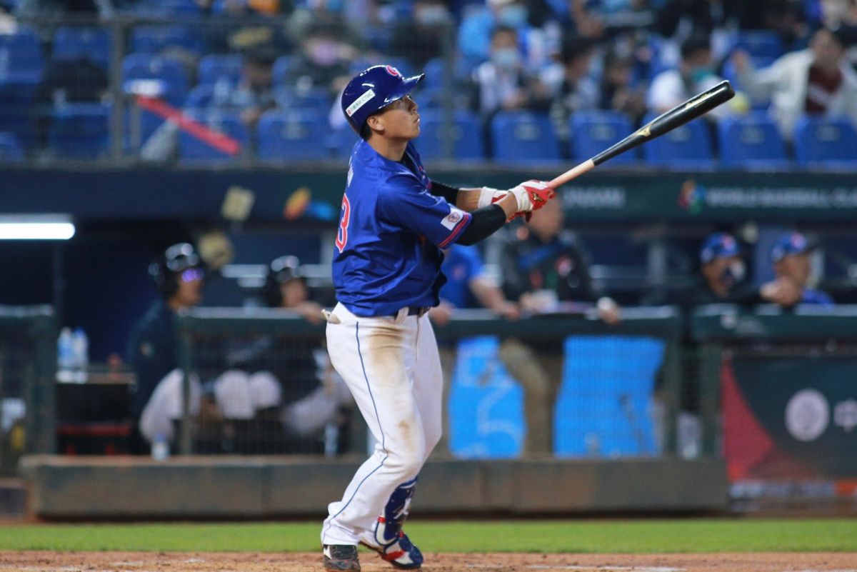 ▲中華隊林立開轟(圖／葉政勳攝)