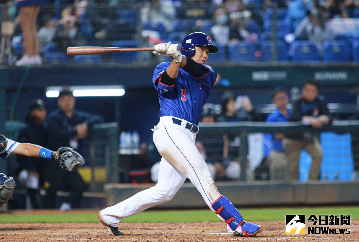▲WBC經典賽中華隊外野手王柏融。（圖／記者葉政勳攝 ）