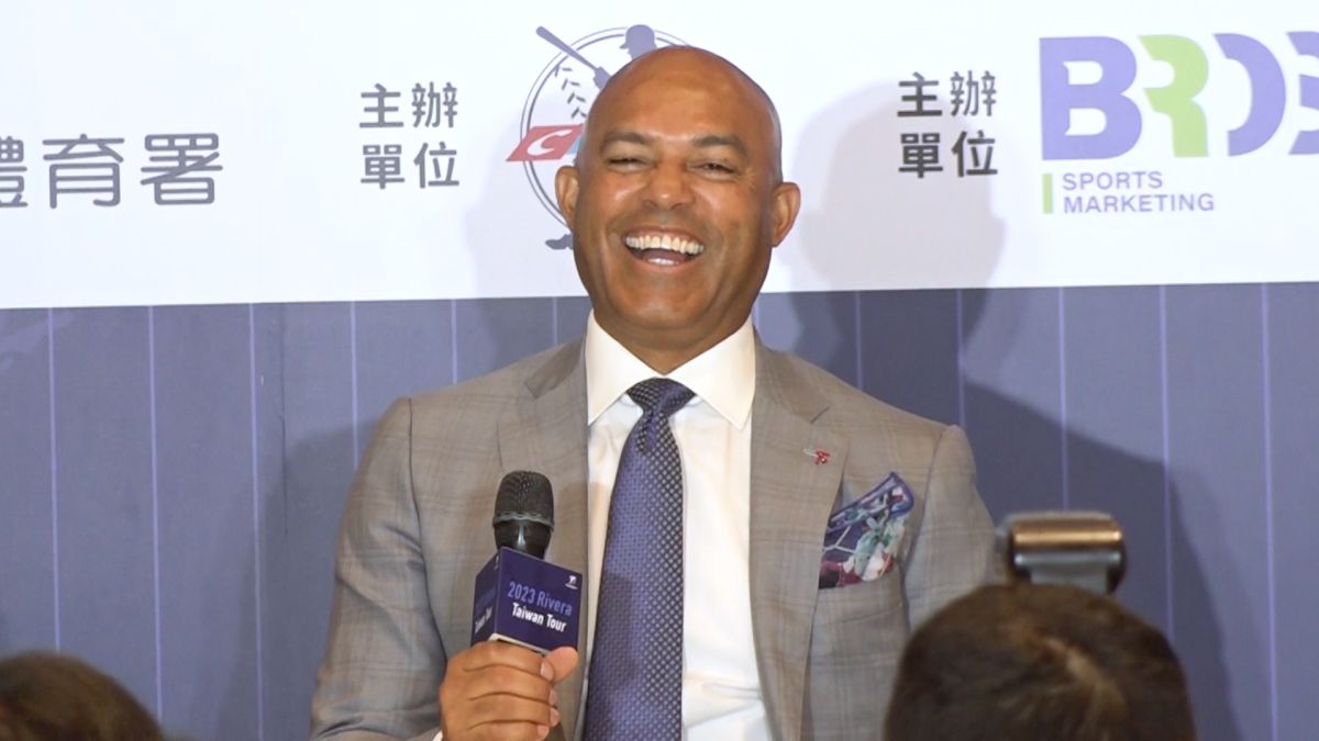▲大聯盟名人堂球星李維拉（Mariano Rivera）明日將為WBC世界棒球經典賽開球，今日受訪也分享自己對中華、巴拿馬比賽的看法。（圖／記者朱永強攝）