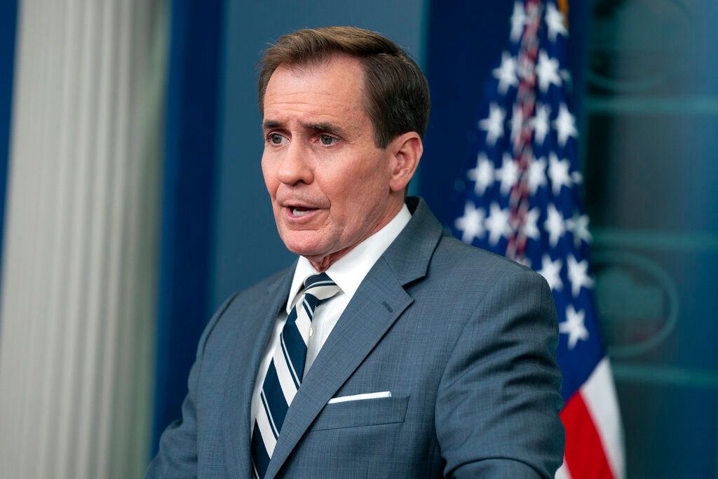 ▲白宮國家安全會議發言人柯比（John Kirby）駁斥俄方指控，即克里姆林宮遭無人機一事與美國有關，直言莫斯科在說謊。資料照。（圖／美聯社／達志影像）