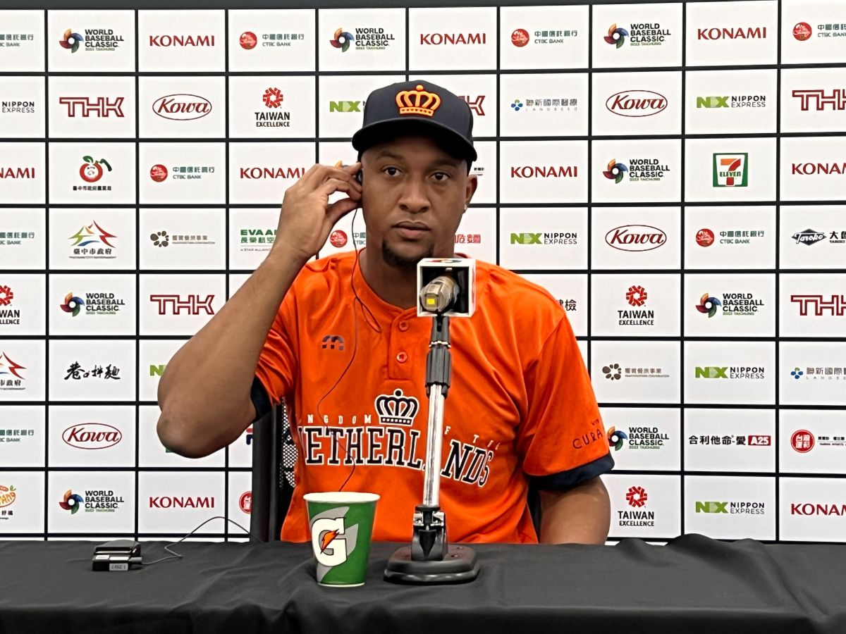 ▲WBC荷蘭隊明星二壘手Jonathan Schoop今日受訪時坦言，10年前參加首次經典賽還是20歲的小伙子，如今已經成為31歲的老將，大嘆「時光飛逝」。（圖／記者簡名杉攝）