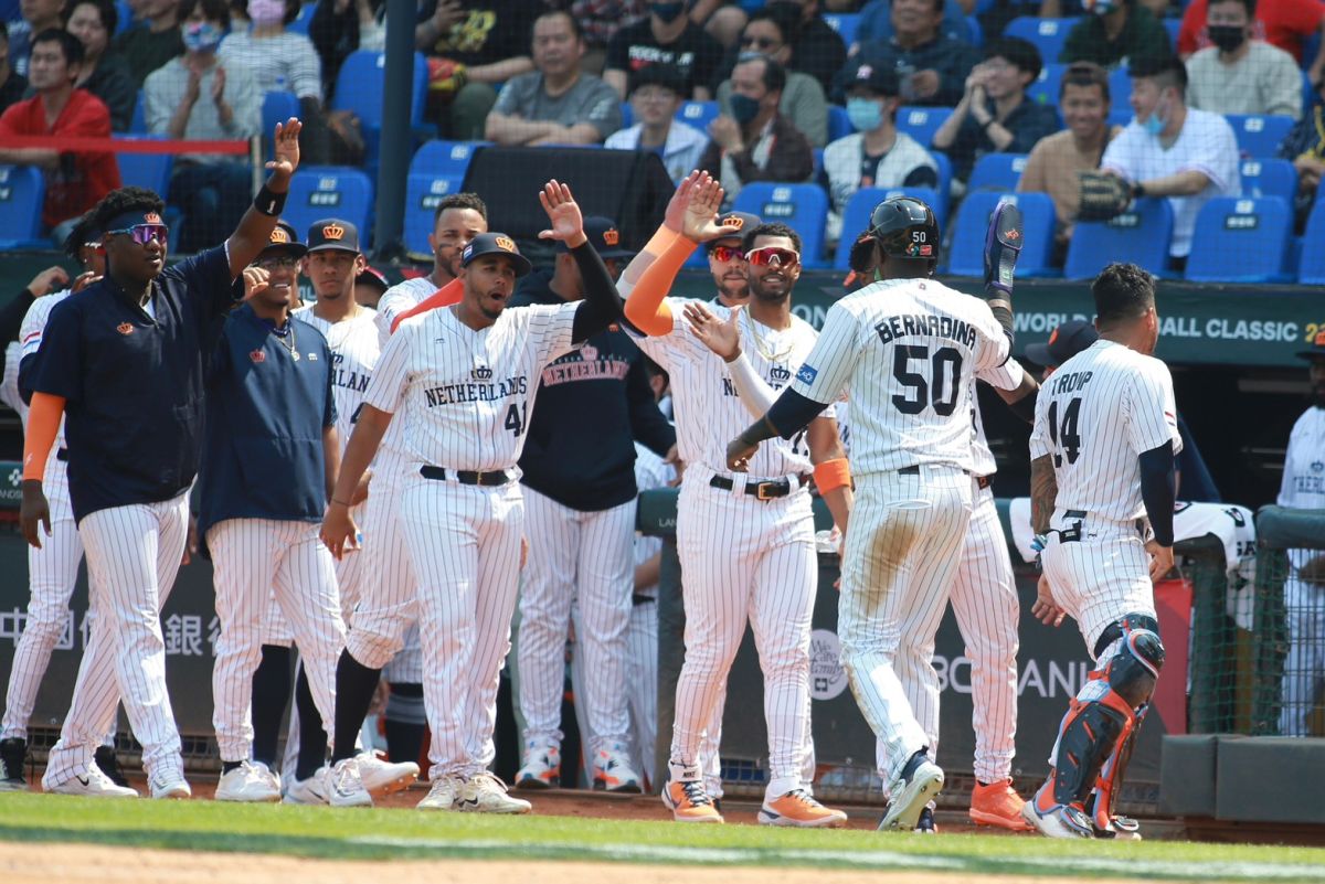 ▲經典賽開幕戰荷蘭擊敗古巴（圖／記者葉政勳攝）