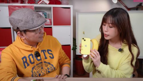 ▲iPhone 14 黃色。(圖／翻攝3cTim哥生活日常影片)